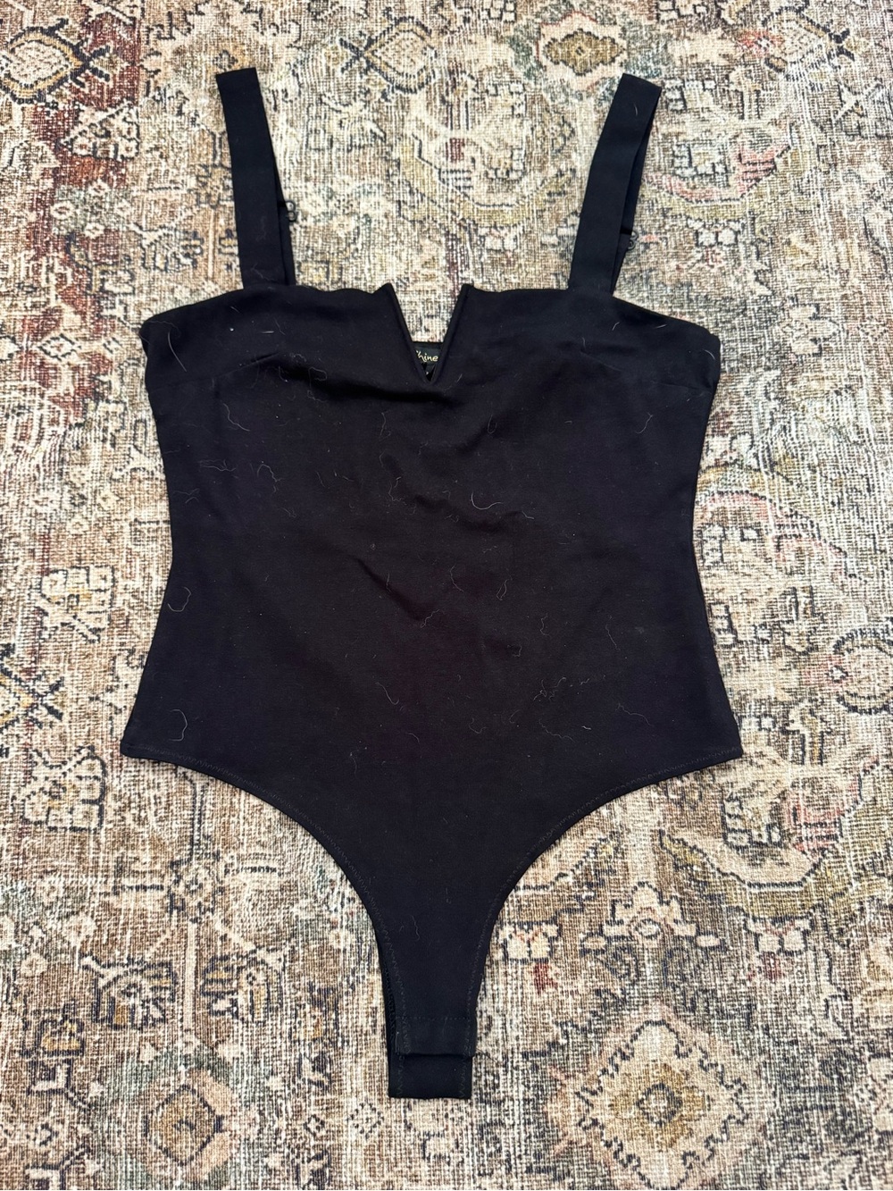 Shinestar Black Women’s One-Piece Bodysuit